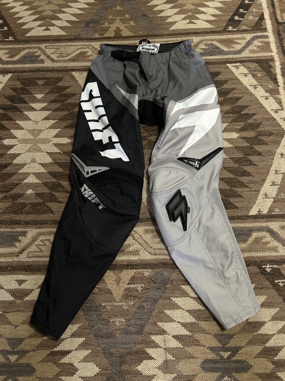 Shift MX Ride Club Black  & Gray Motocross Pants